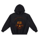 Kobe Bryant Afro Big Face Hoodie graphic showing a close-up front-facing portrait of Kobe Bryant with a full afro silhouette and intense expression on a black hoodie.