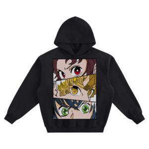 Demon Slayer Tanjiro Zenitsu Inosuke Eyes Hoodie