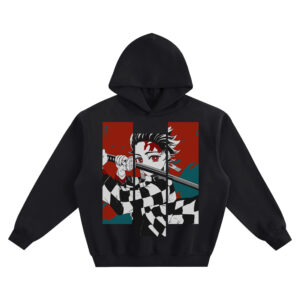 Tanjiro Kamado Split Panel Hoodie