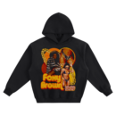 Foxy Brown Graphic Hoodie featuring a collage of multiple portraits and “Foxy Brown” lettering.