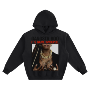 Gangsta Boo It’s Game Involved Graphic Hoodie with jewelry and hand details