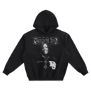 Gangsta Boo Varsity Portrait Graphic Hoodie with a letterman jacket and signature details
