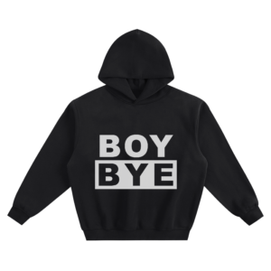 Gangsta Boo Boy Bye Graphic Hoodie with bold “BOY BYE” lettering