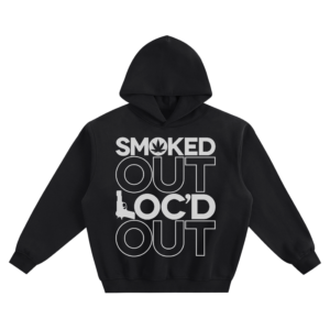 Gangsta Boo Smoked Out Loc’d Out Graphic Hoodie with bold stacked lettering