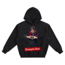 Gangsta Boo Heart Hands Graphic Hoodie with a centered portrait and name bar